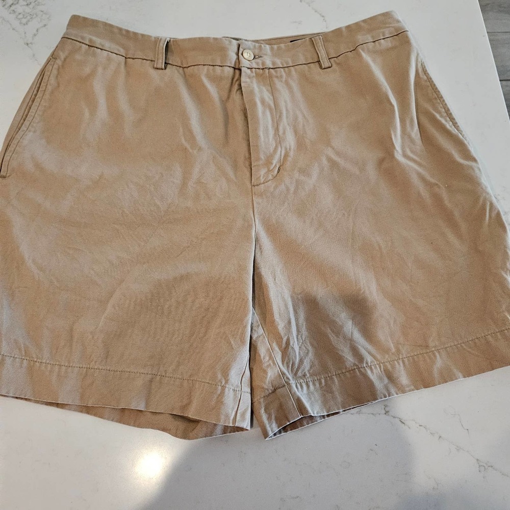 Vineyard Vines Men's Tan Cotton Athletic Shorts